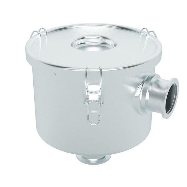 Solberg ISO Inlet Vacuum Electroless Nickel, NW40, 80 SCFM, 2 Micron Paper Media WL-848-NW40EN - main